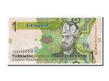 Banknote, Turkmenistan, 1 Manat, 2009, KM:22a, UNC(65-70)