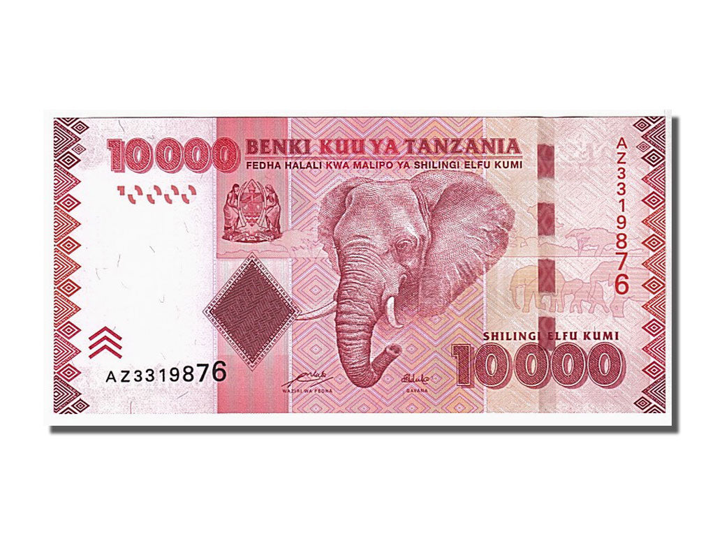 Banknote, Tanzania, 10,000 Shilingi, 2010, KM:44, UNC(65-70)