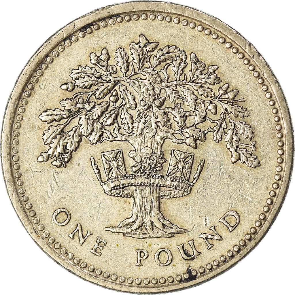 Münze, Großbritannien, Pound, 1987
