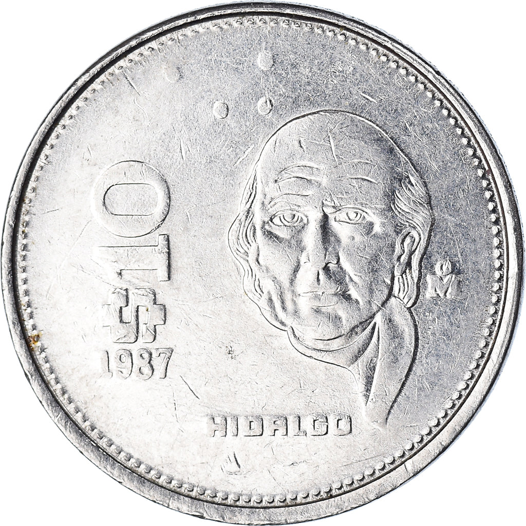 Moneta, Messico, 10 Pesos, 1987