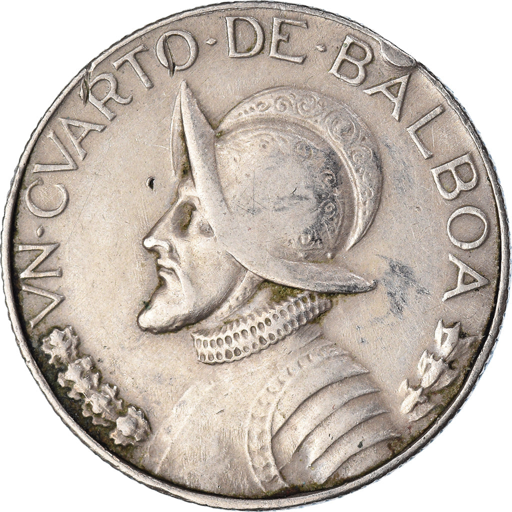 Moneta, Panama, 1/4 Balboa, 1966