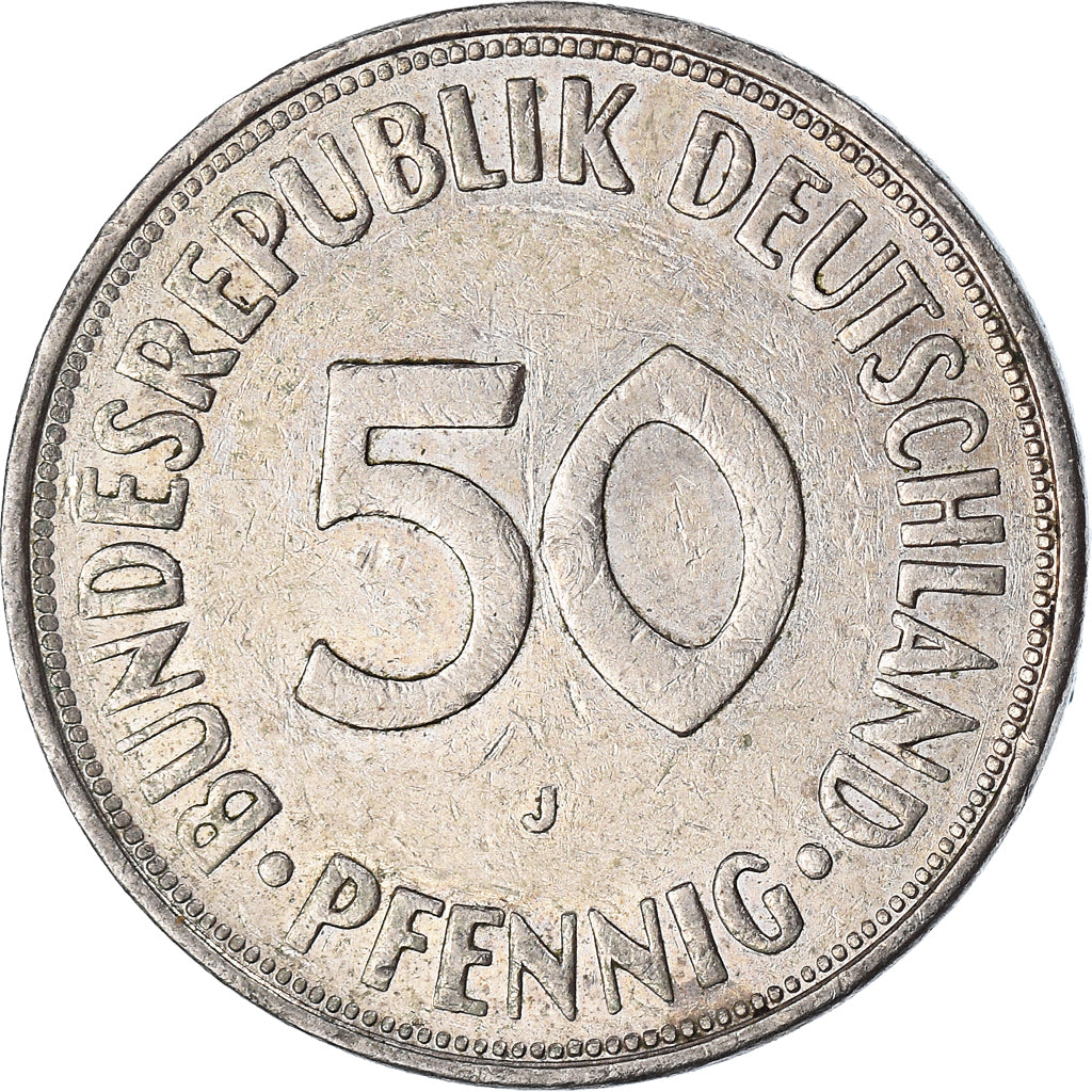 Munten, Federale Duitse Republiek, 50 Pfennig, 1973