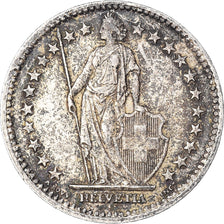 Münze, Schweiz, 2 Francs, 1944, Bern, SS, Silber, KM:21
