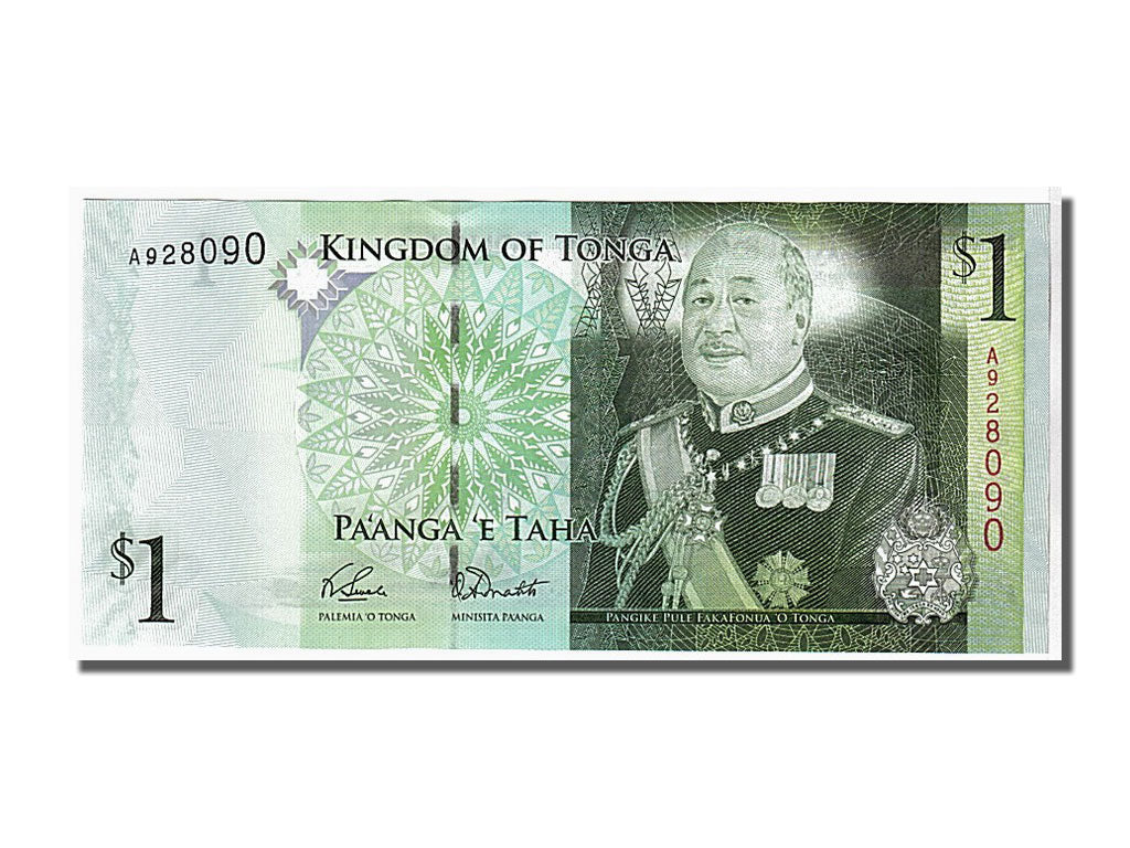 Banknote, Tonga, 1 Pa'anga, 2008, KM:37, UNC(65-70)