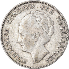 Münze, Niederlande, Wilhelmina I, Gulden, 1923, S+, Silber, KM:161.1