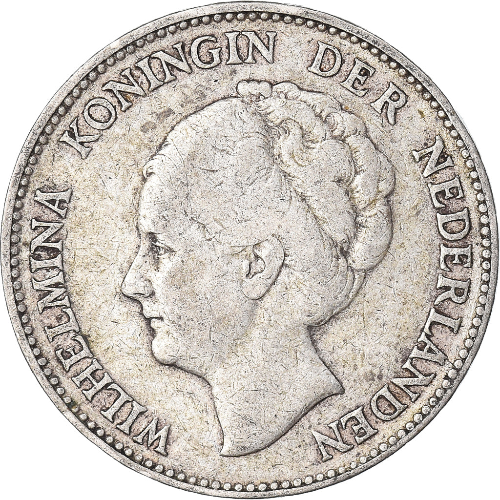 Monnaie, Pays-Bas, Wilhelmina I, Gulden, 1923, TB+, Argent, KM:161.1