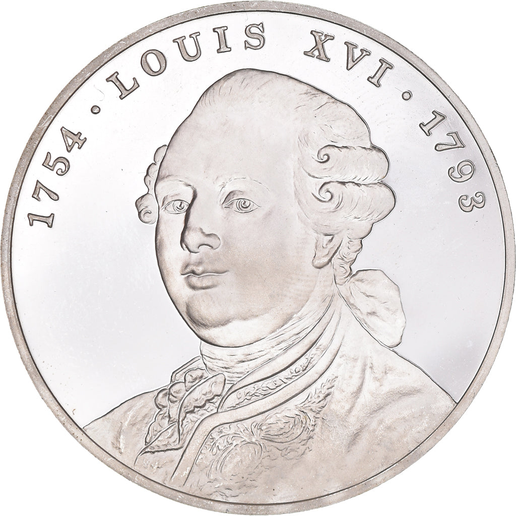 Frankreich, Medaille, Bicentenaire de la Révolution Française - Louis XVI