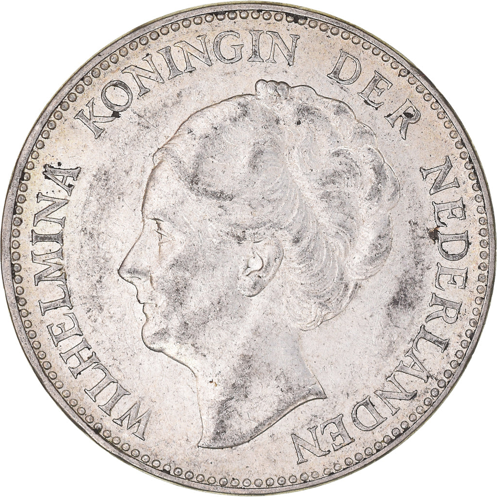 Münze, Niederlande, Wilhelmina I, Gulden, 1939, Utrecht, SS+, Silber, KM:161.1