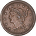Coin, United States, Braided Hair Cent, Cent, 1851, U.S. Mint, Philadelphia