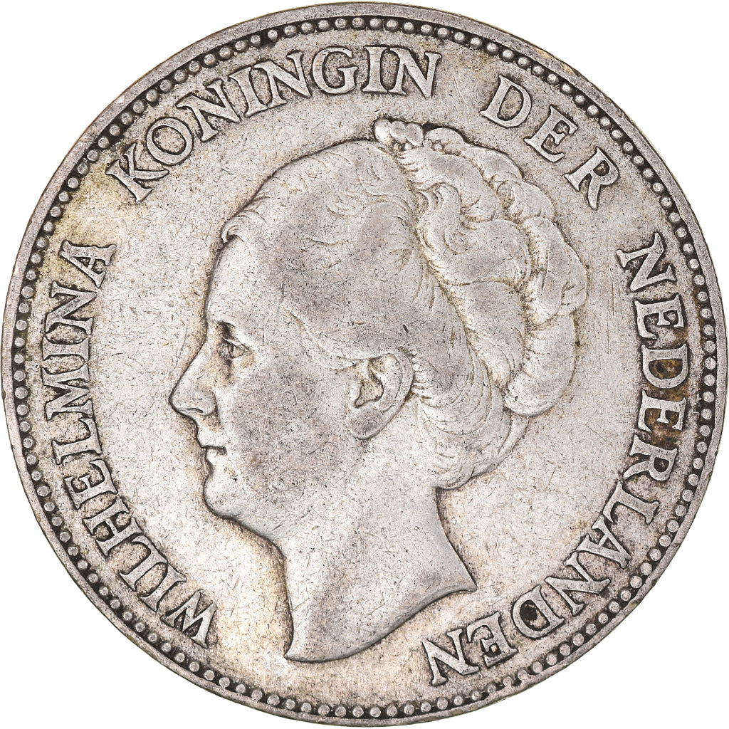 Coin, Netherlands, Wilhelmina I, Gulden, 1931, Utrecht, VF(30-35), Silver