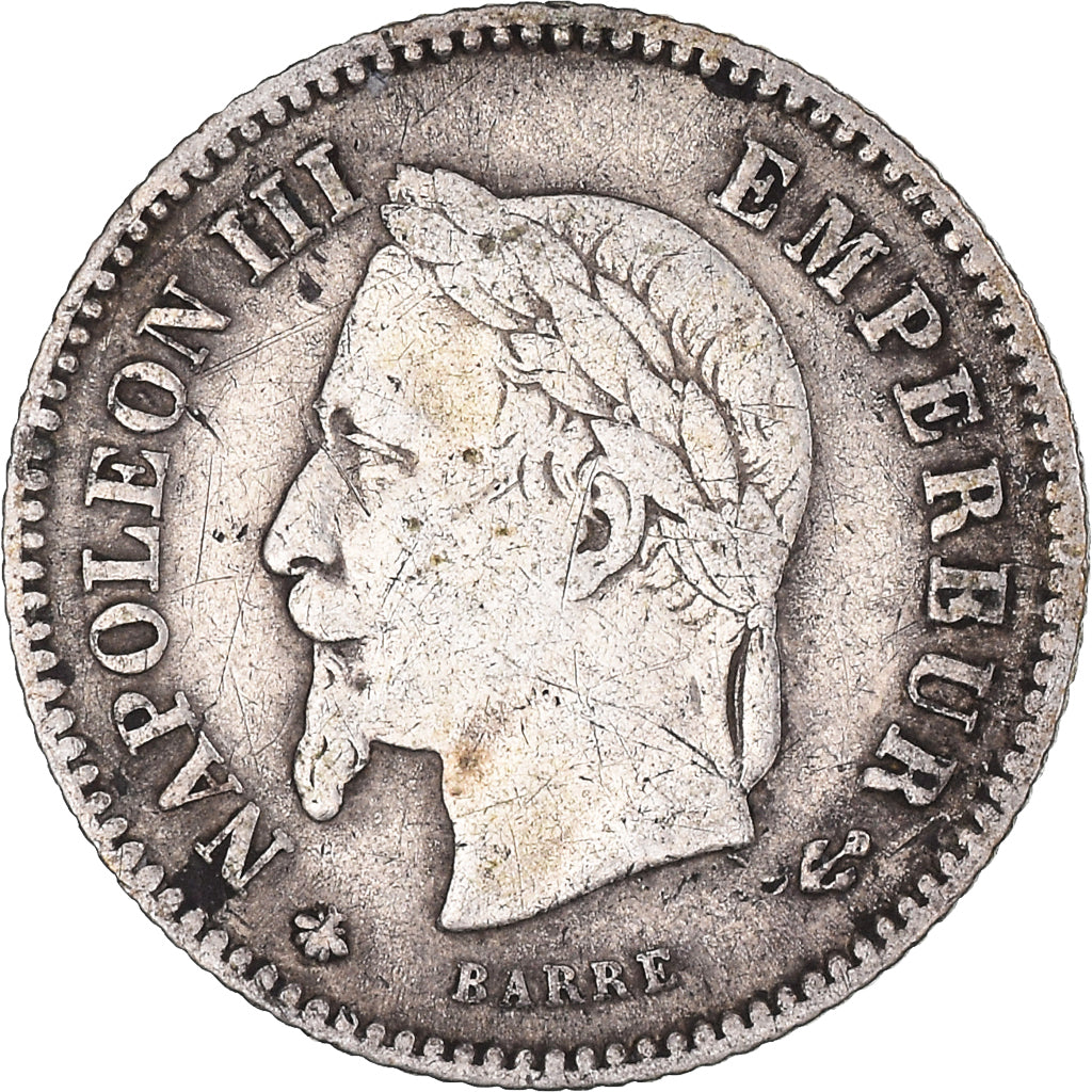 Münze, Frankreich, Napoleon III, Napoléon III, 20 Centimes, 1867, Paris, S+