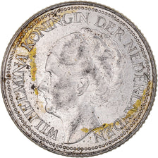 Coin, Netherlands, Wilhelmina I, 25 Cents, 1941, Utrecht, EF(40-45), Silver