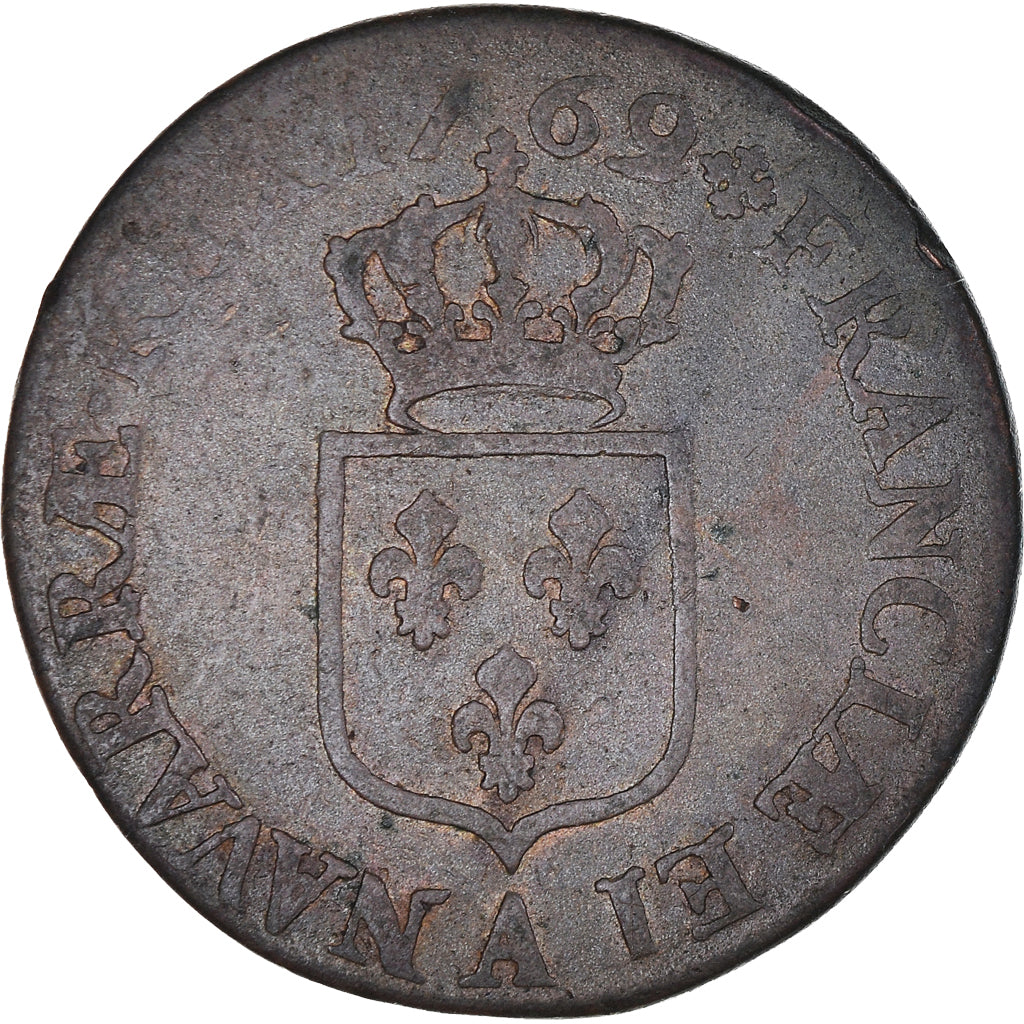 Francia, Louis XV, Sol à la vieille tête, 1769