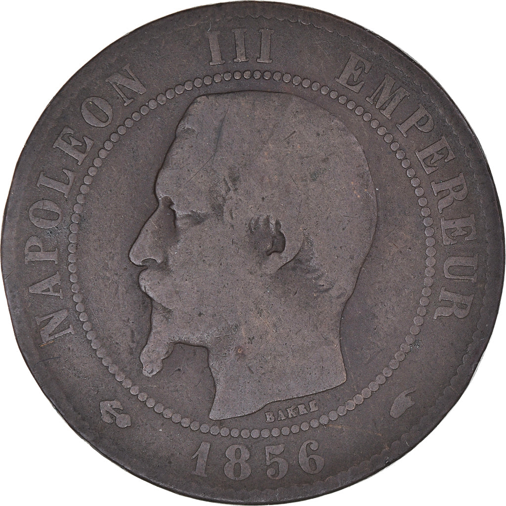 Munten, Frankrijk, Napoleon III, Napoléon III, 10 Centimes, 1856, Paris, FR
