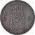 Moeda, Países Baixos, William III, Cent, 1862, Utrecht, VF(30-35), Cobre