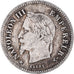 Moneda, Francia, Napoleon III, Napoléon III, 20 Centimes, 1867, Paris, BC+