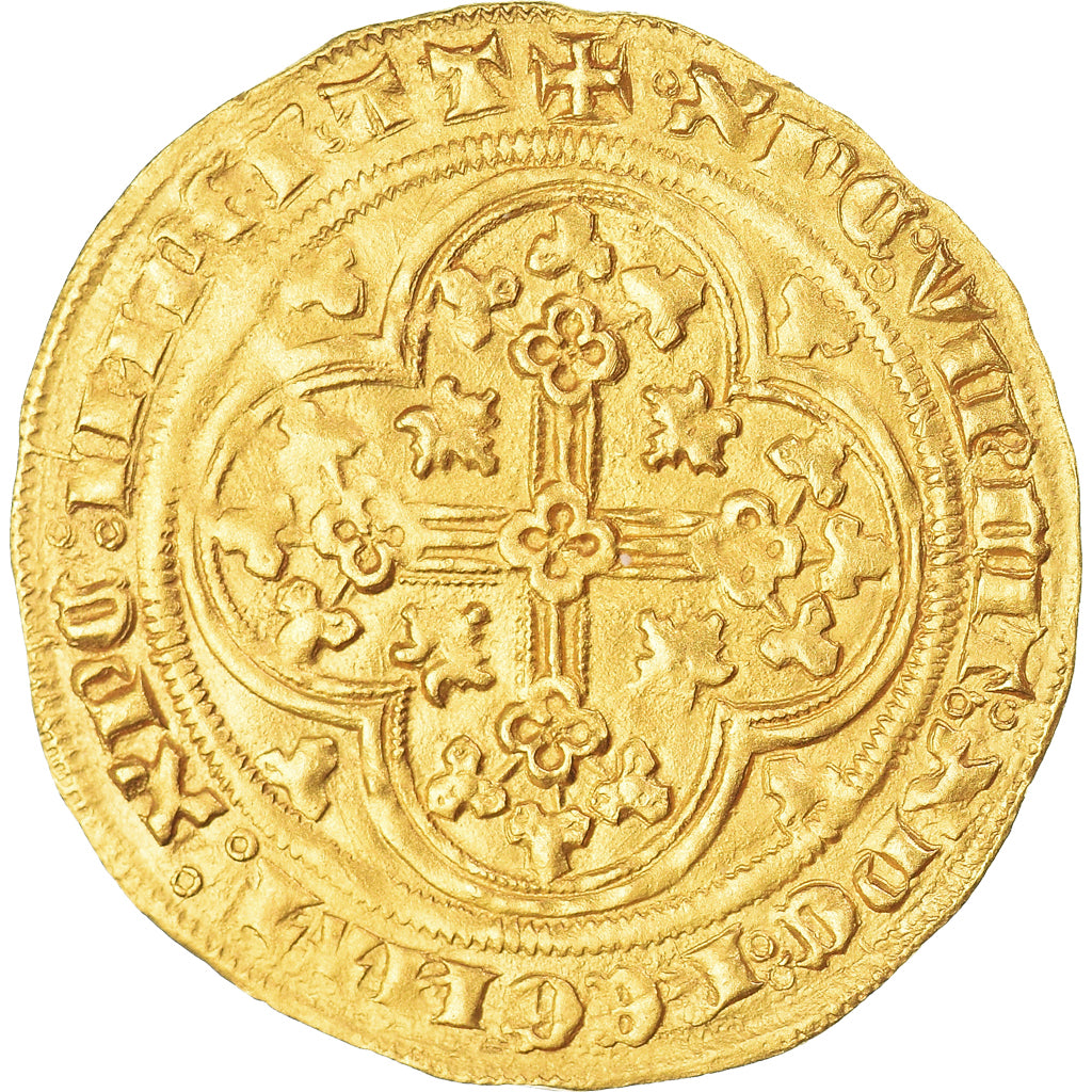 Moneda, Francia, Philippe VI, Ecu d'or à la chaise, MBC+, Oro, Duplessy:249