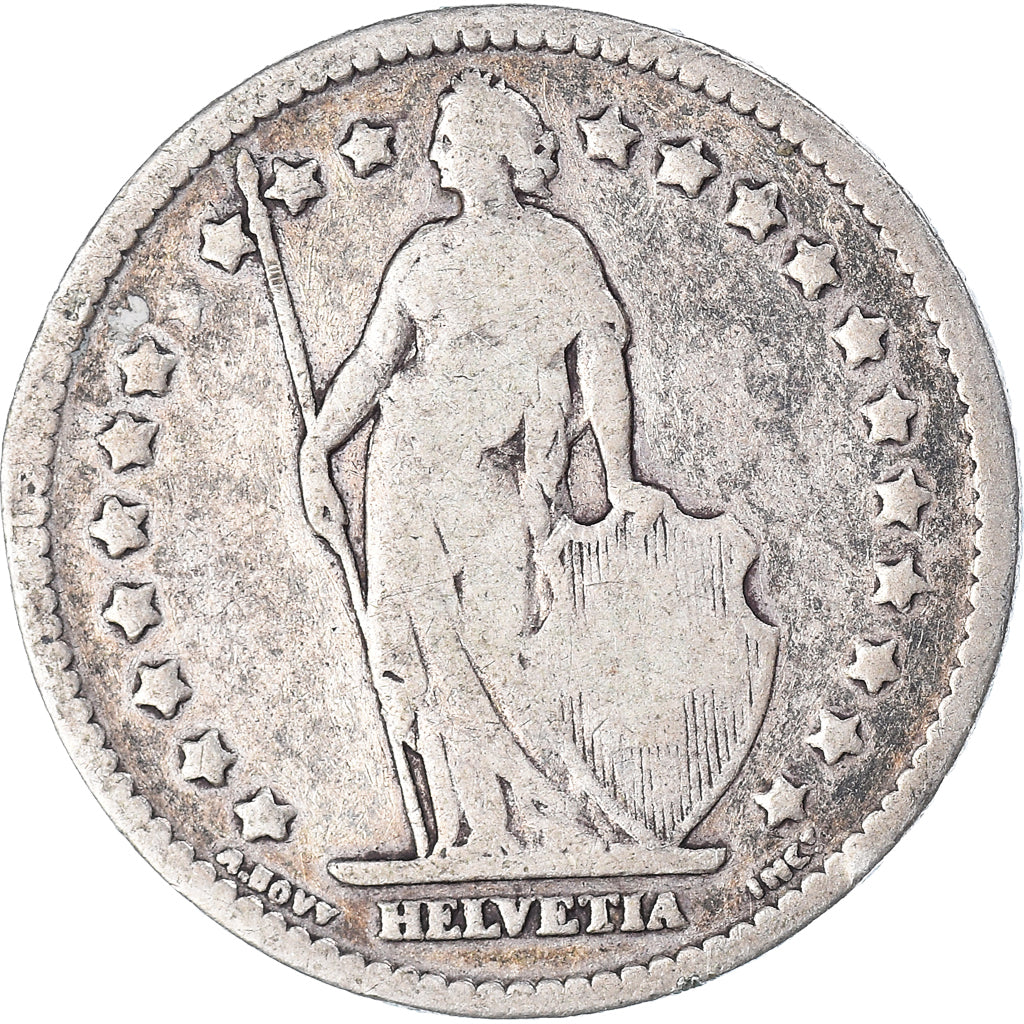 Coin, Switzerland, Franc, 1905, Bern, VF(20-25), Silver, KM:24