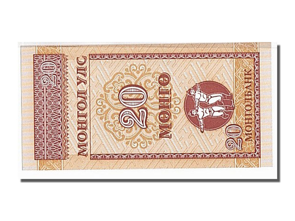Banknote, Mongolia, 20 Mongo, 1993, KM:50, UNC(65-70)