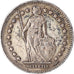 Coin, Switzerland, Franc, 1944, Bern, VF(30-35), Silver, KM:24