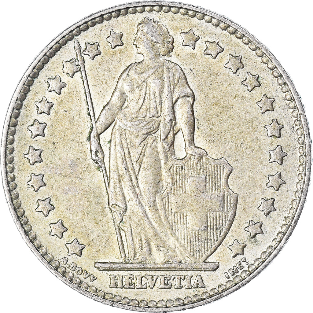 Monnaie, Suisse, Franc, 1962, Bern, TTB, Argent, KM:24