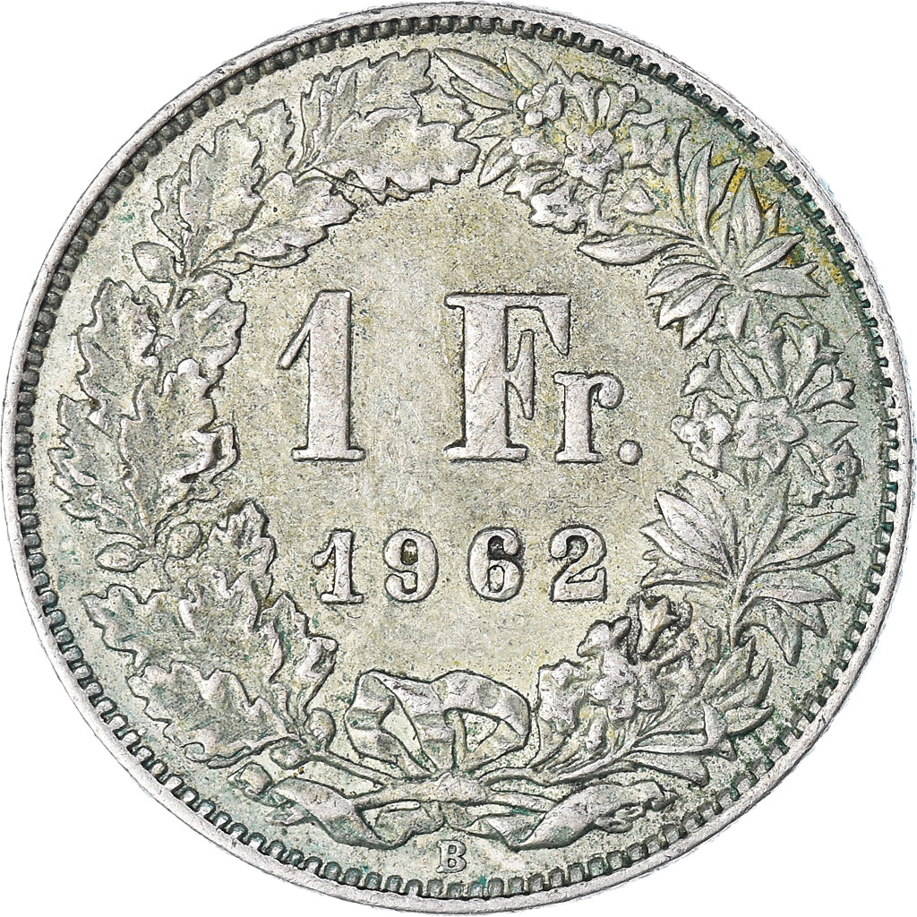 Monnaie, Suisse, Franc, 1962, Bern, TTB, Argent, KM:24