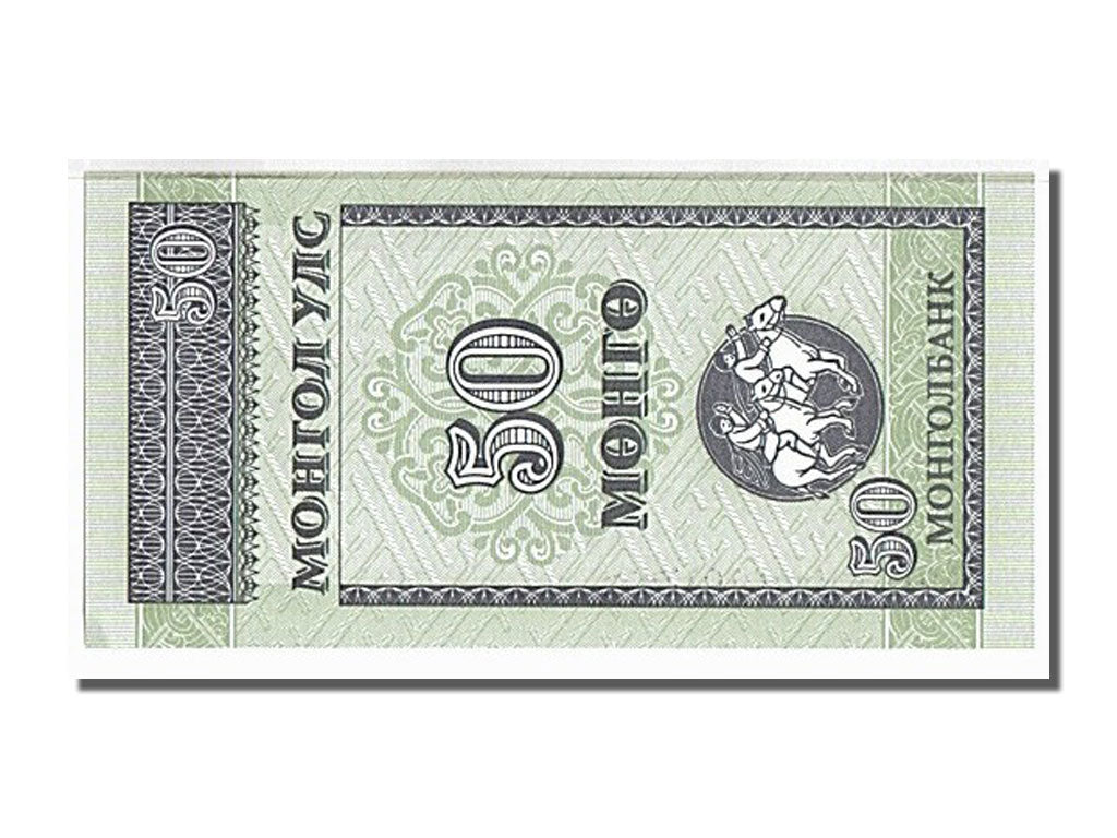 Banknot, Mongolia, 50 Mongo, 1993, KM:51, UNC(65-70)