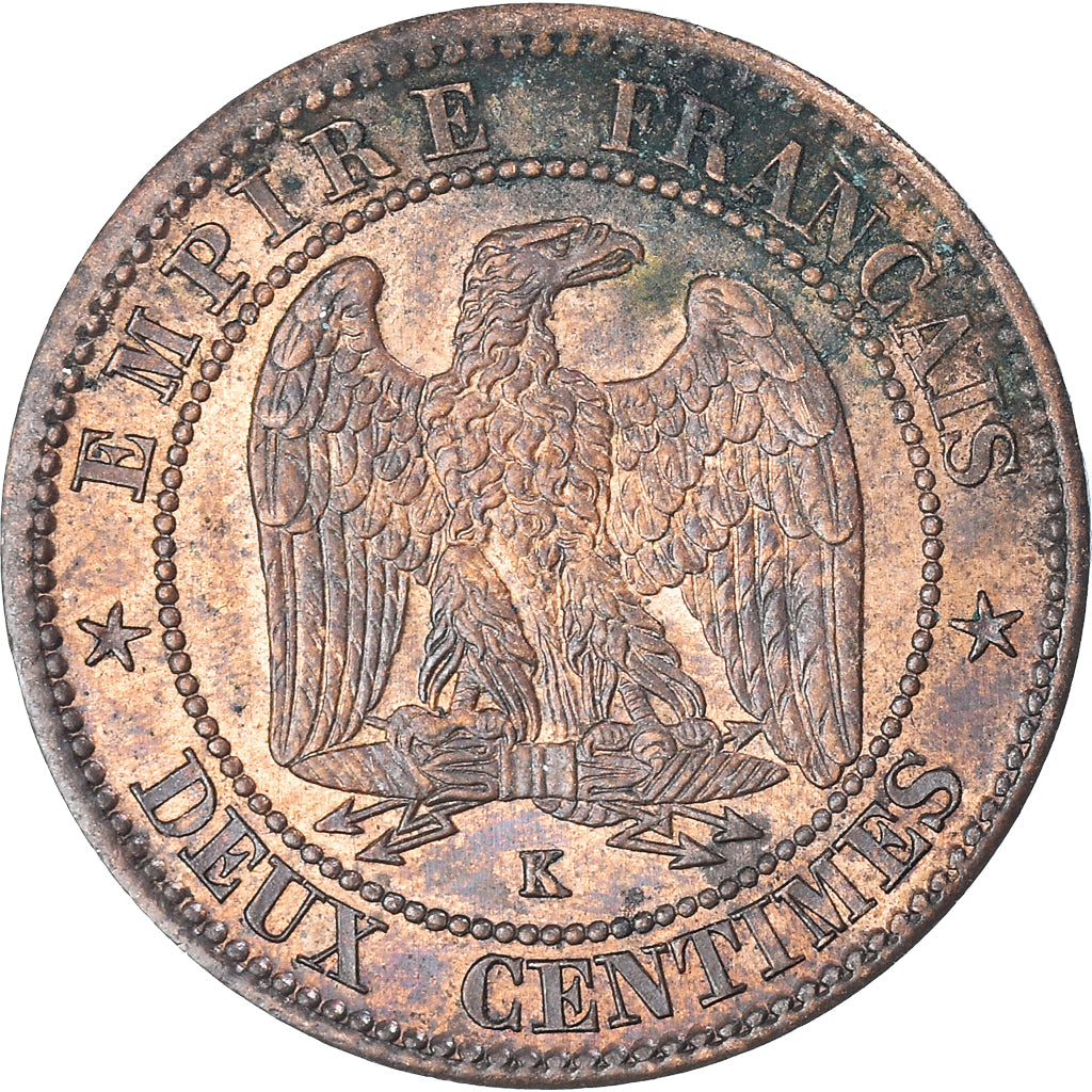 Münze, Frankreich, Napoleon III, Napoléon III, 2 Centimes, 1862, Bordeaux, SS