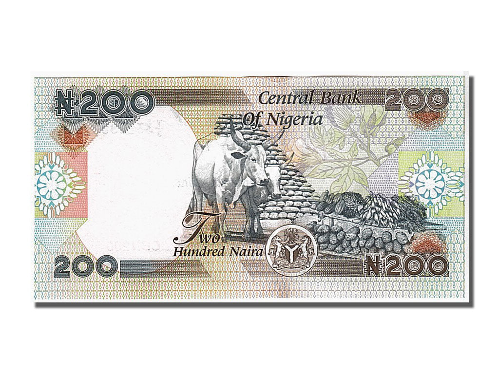 Banknote, Nigeria, 200 Naira, 2007, KM:29f, UNC(65-70)