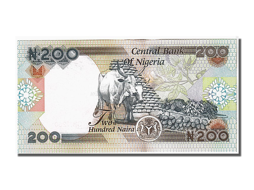 Banknote, Nigeria, 200 Naira, 2007, KM:29f, UNC(65-70)