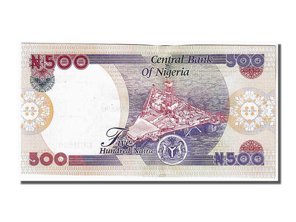 Banknote, Nigeria, 500 Naira, 2012, KM:30i, UNC(65-70)