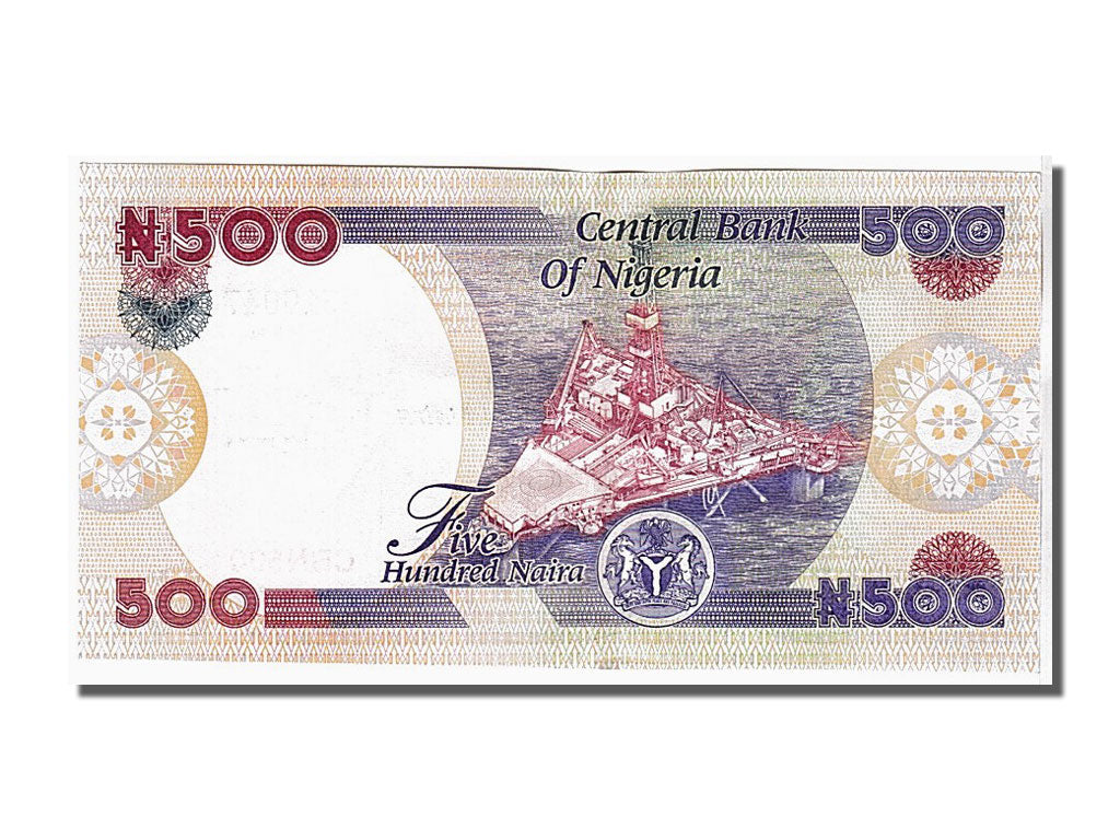 Billete, 500 Naira, 2012, Nigeria, UNC