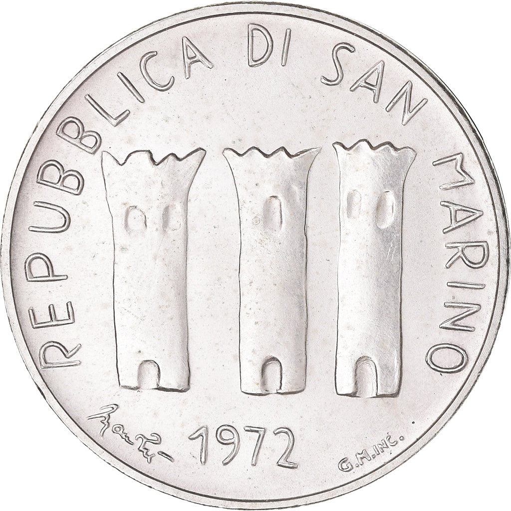 Moneta, San Marino, 500 Lire, 1972, Rome, FDC, Argento, KM:21