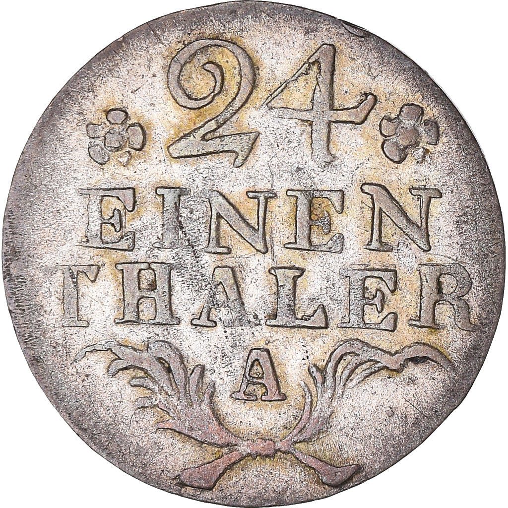 Coin, German States, PRUSSIA, Friedrich II, 1/24 Thaler, 1782, Berlin