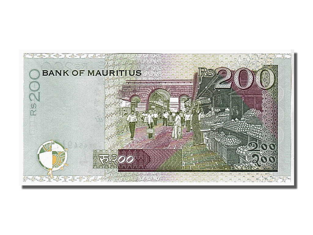 Geldschein, Mauritius, 200 Rupees, 2007, UNZ