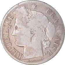 Münze, Frankreich, Cérès, 2 Francs, 1871, Paris, S, Silber, KM:817.1