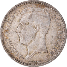 Coin, Belgium, 20 Francs, 20 Frank, 1934, Brussels, VF(30-35), Silver, KM:104.1