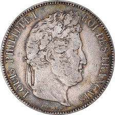 Coin, France, Louis-Philippe, 5 Francs, 1843, Lille, VF(30-35), Silver