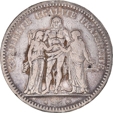 Monnaie, France, Hercule, 5 Francs, 1848, Paris, TB+, Argent, Gadoury:683
