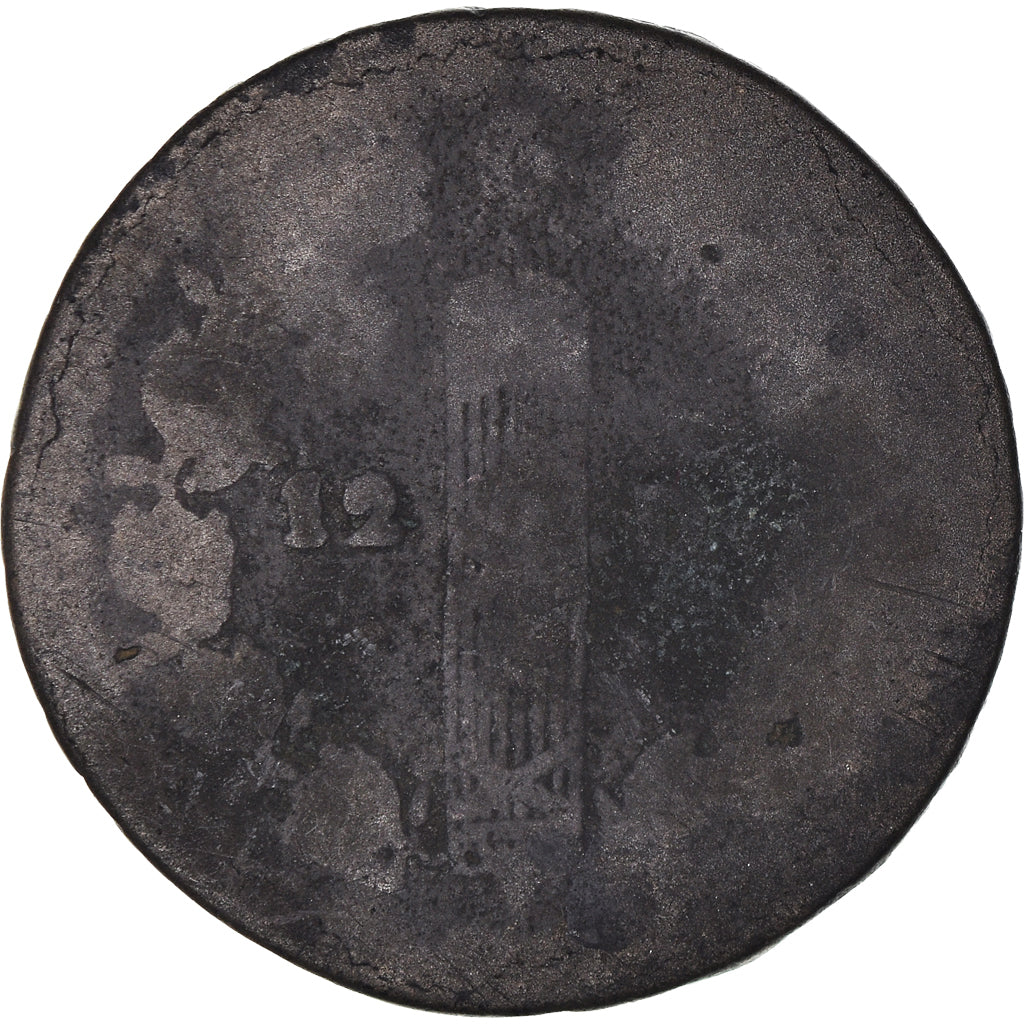 Coin, France, 12 Deniers, Uncertain date, VG(8-10), Copper, Gadoury:15