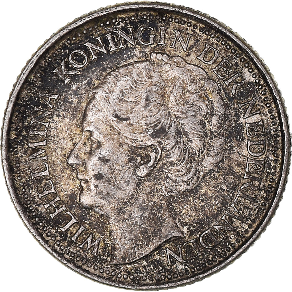 Monnaie, Pays-Bas, Wilhelmina I, 10 Cents, 1936, Utrecht, TTB, Argent, KM:163