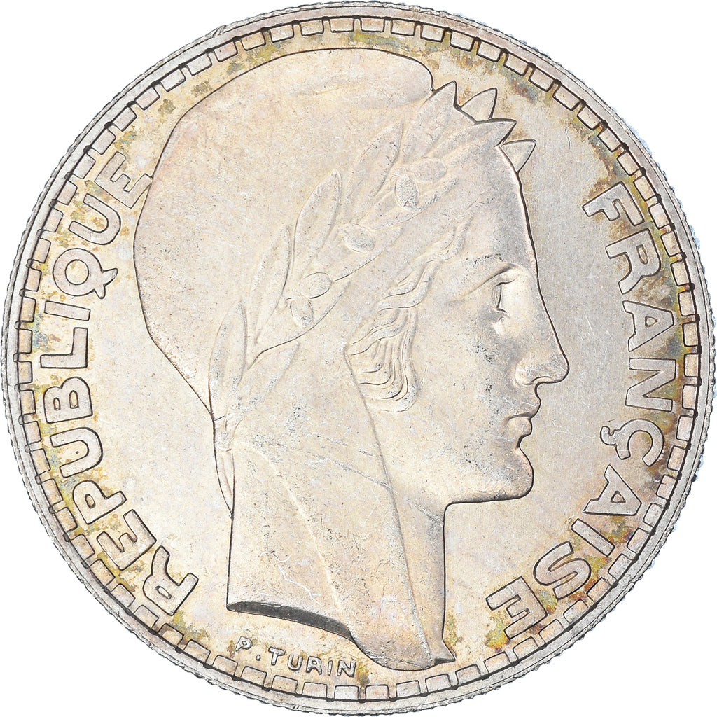 Münze, Frankreich, Turin, 20 Francs, 1933, Paris, SS+, Silber, KM:879