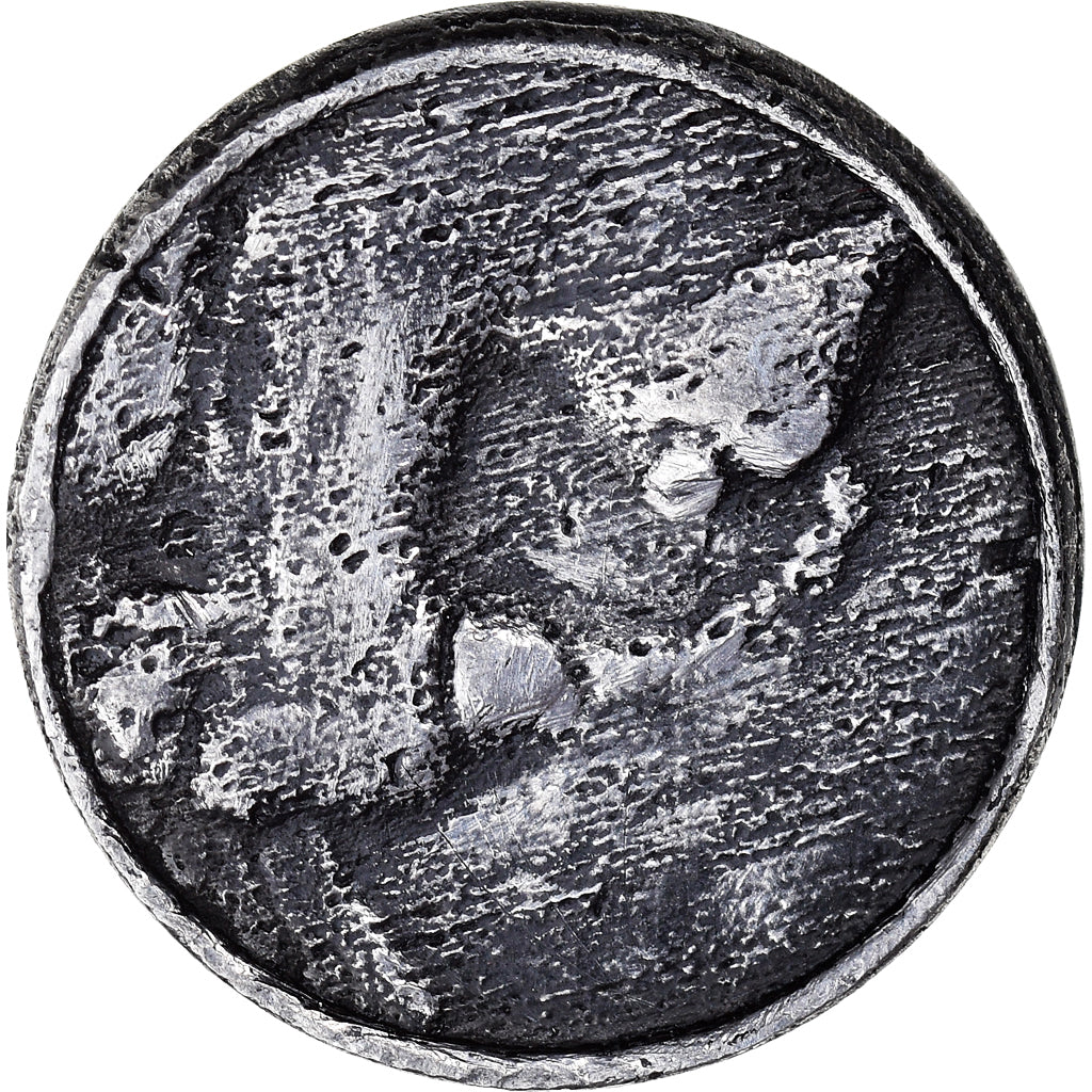 Francia, zeton, Napoléon III, scène érotique sur un module de 1 franc, BC+