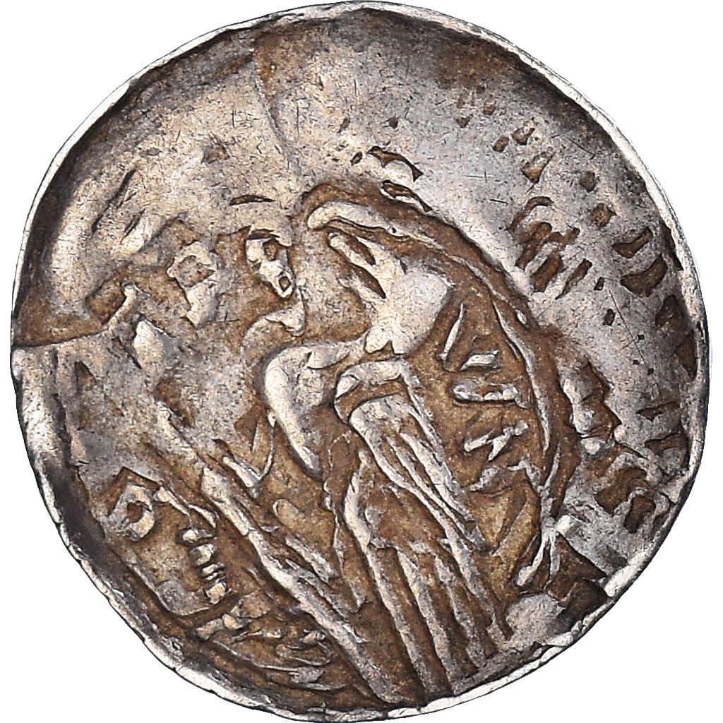 Moneda, LIEJA, Principalty of Liege, Rodolphe de Zaeringen, Denier à l'aigle