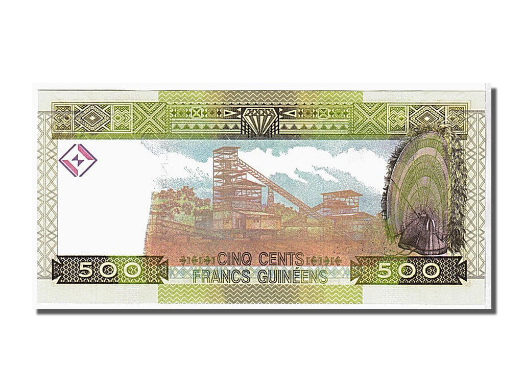 Banknote, Guinea, 500 Francs, 2006, KM:39a, UNC(65-70)