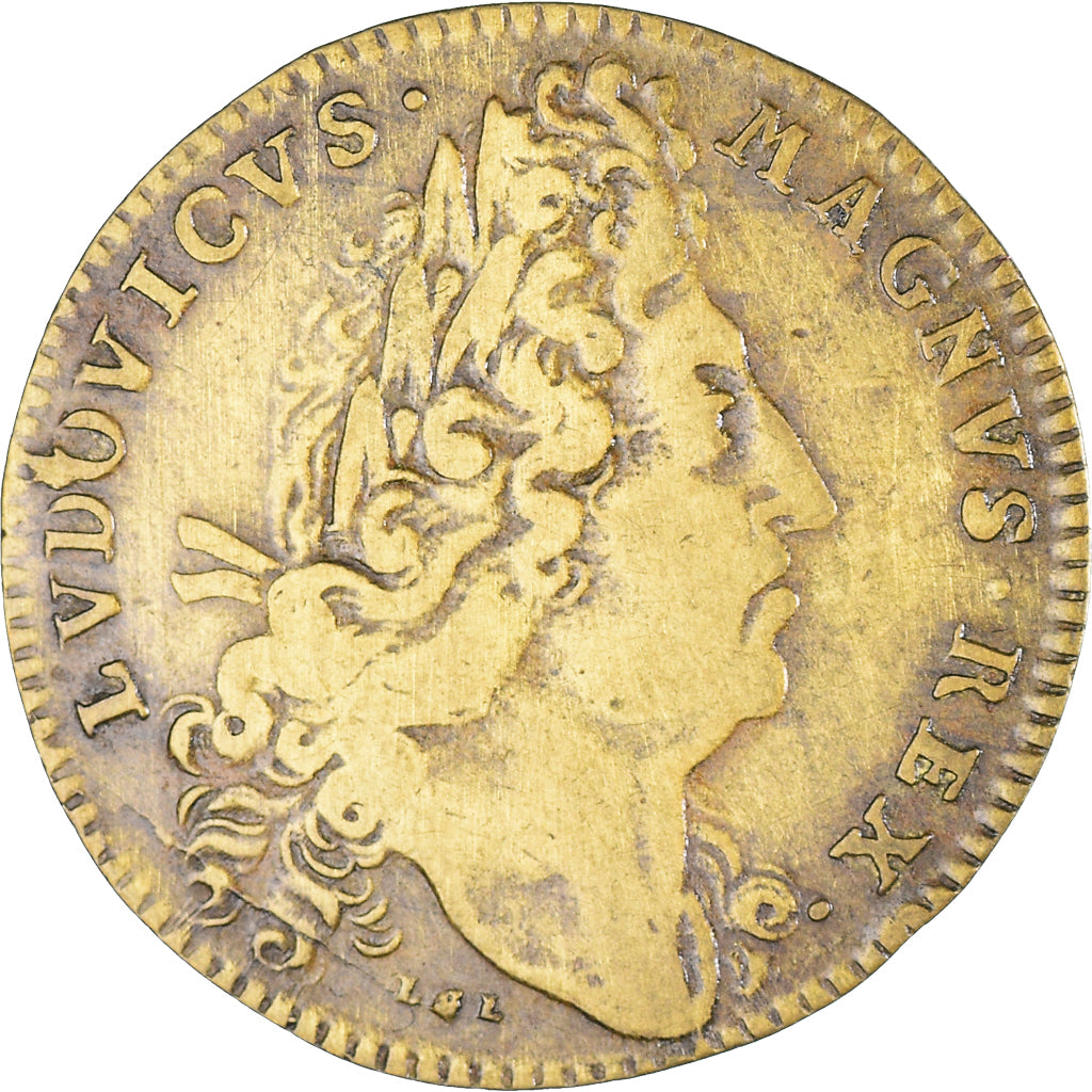 Germany, Token, Louis XIV, Trésor Royal, Nuremberg, VF(30-35), Brass