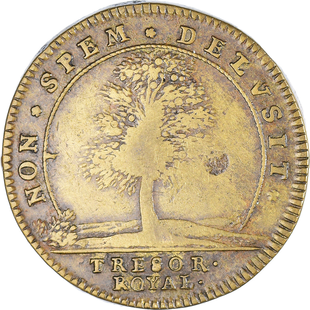 Germany, Token, Louis XIV, Trésor Royal, Nuremberg, VF(30-35), Brass
