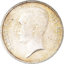 Coin, Belgium, Albert I, Franc, 1910, Brussels, AU(50-53), Silver, KM:72