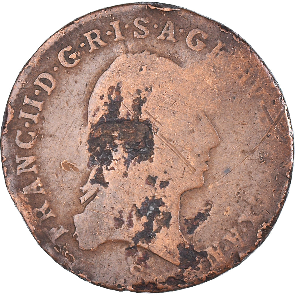 Moneta, Austria, Franz II (I), Kreuzer, 1800, Schmollnitz, F(12-15), Bilon