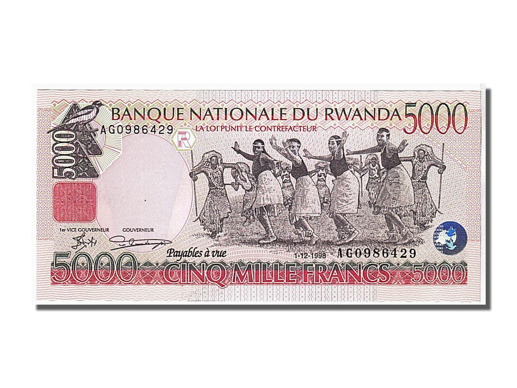 Banknot, Ruanda, 5000 Francs, 1998, UNC(65-70)